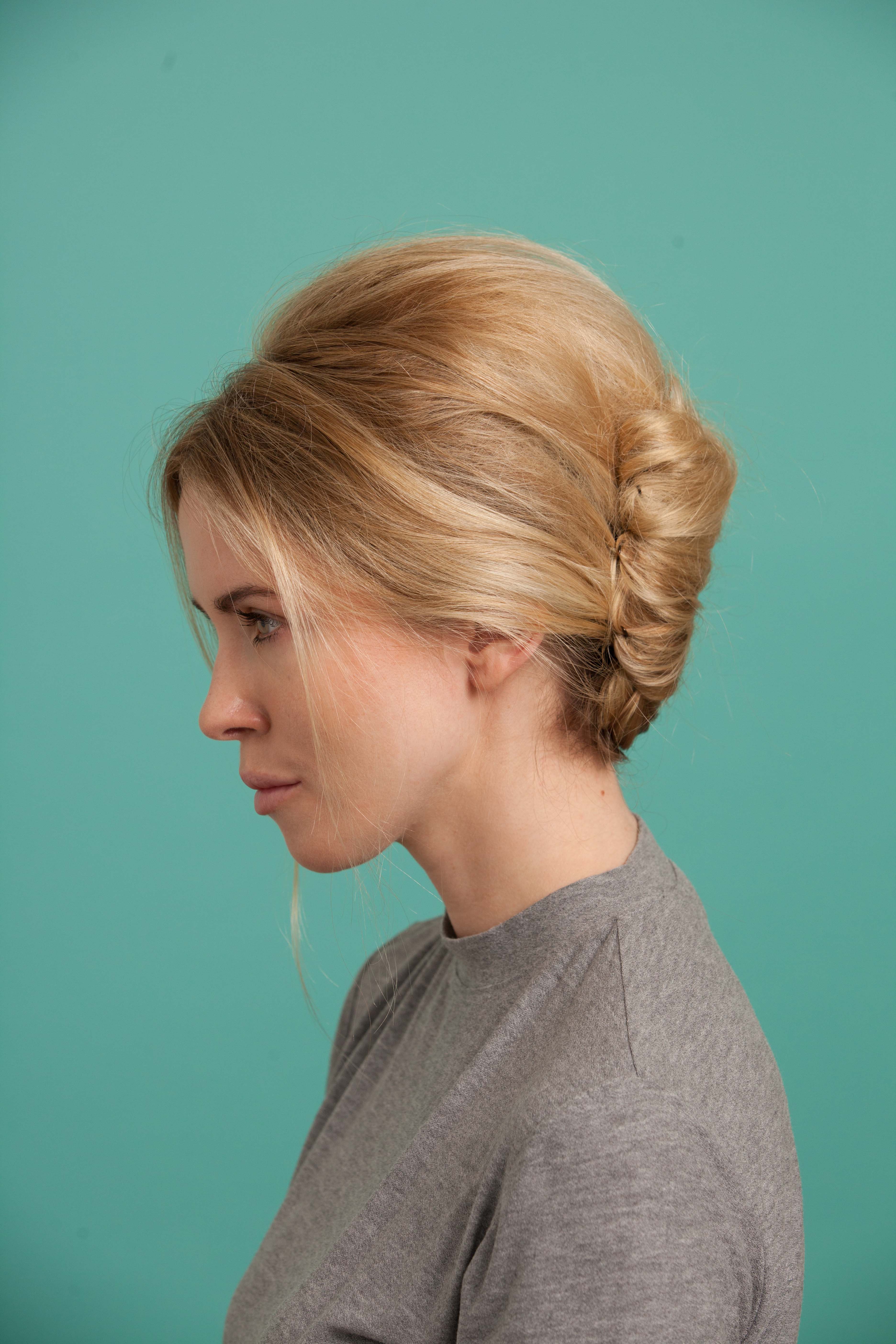 tutorial: modern french twist for prom