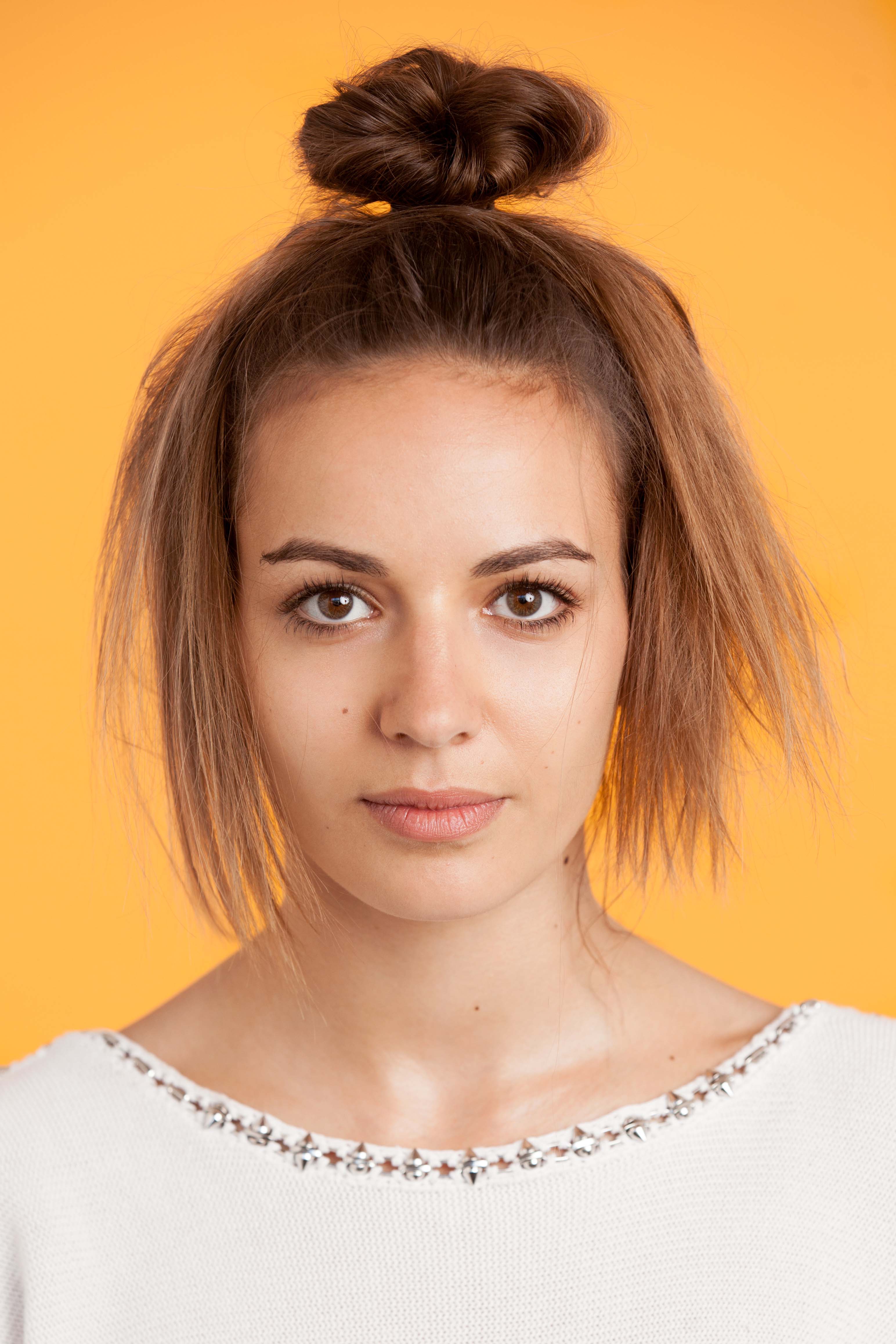 Cute Messy Buns Long Hair 