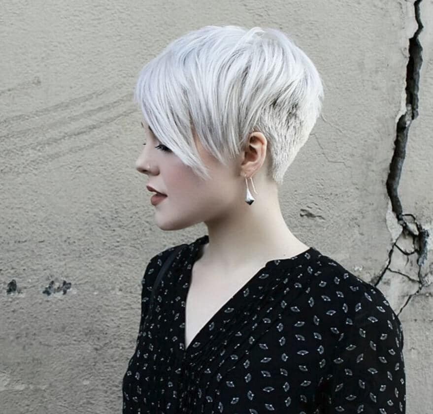 pixie with fringe layered hair