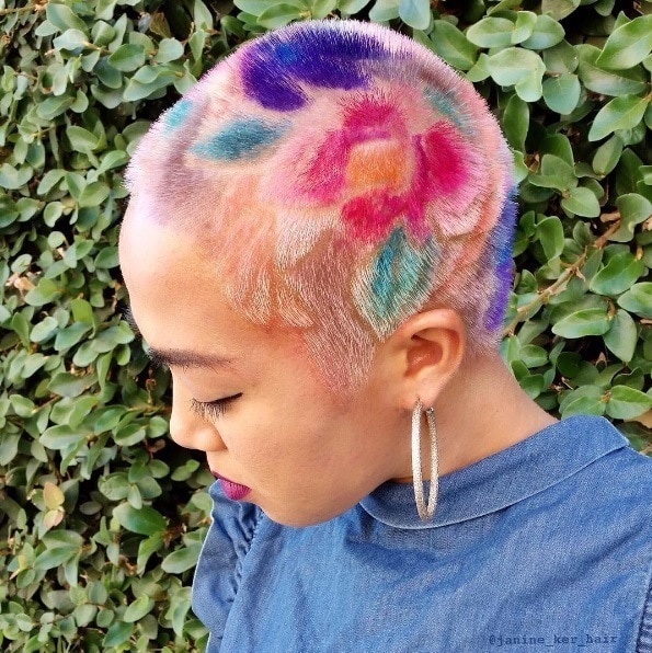 These colourful rainbow buzz cuts just broke the internet