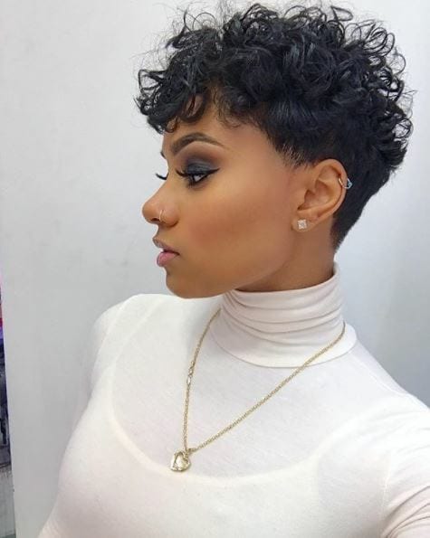 pixie cut for curly hair instagram's most stylish looks