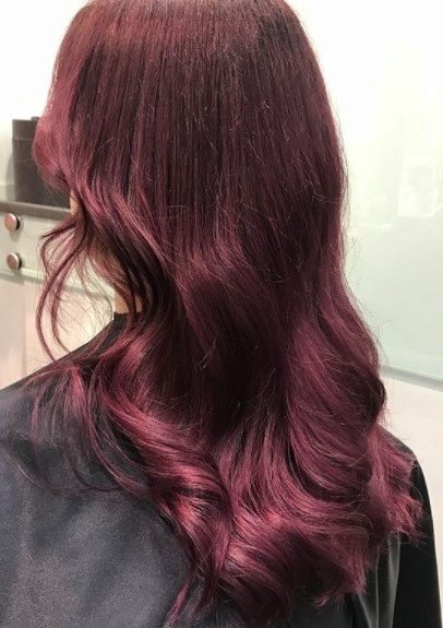 red violet hair color ideas