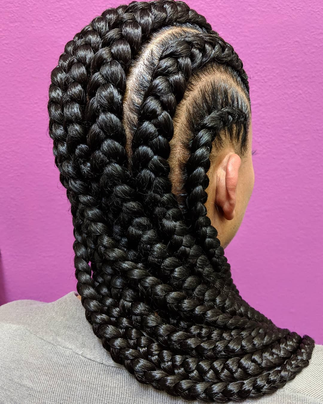 Straight back 2024 hairstyles 2019