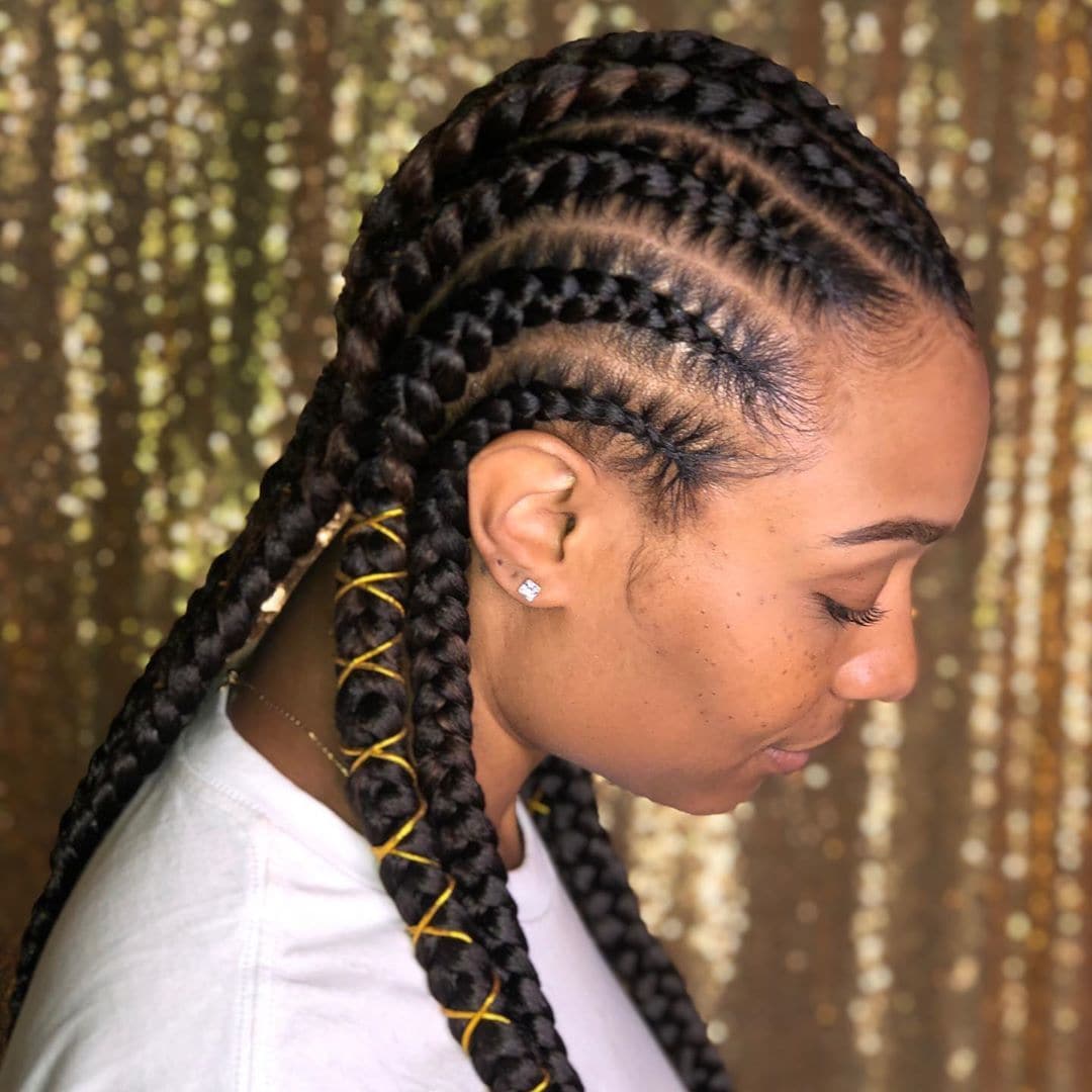 best cornrow and feeder braids